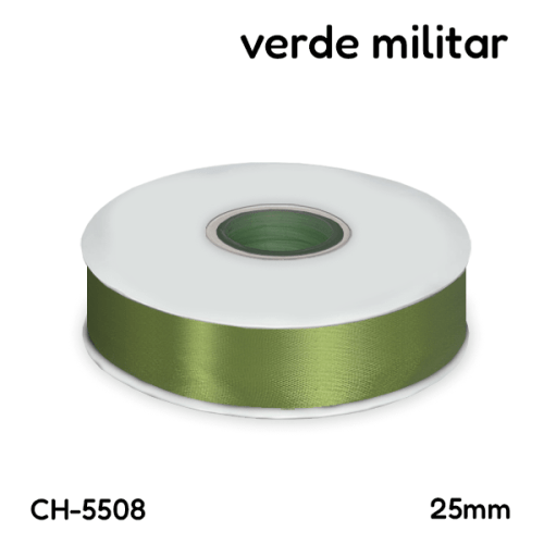Fita Cetim 2,5 cm Várias Cores