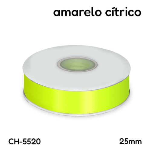 Fita Cetim 2,5 cm Várias Cores