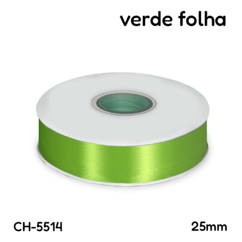 Fita Cetim 2,5 cm Várias Cores
