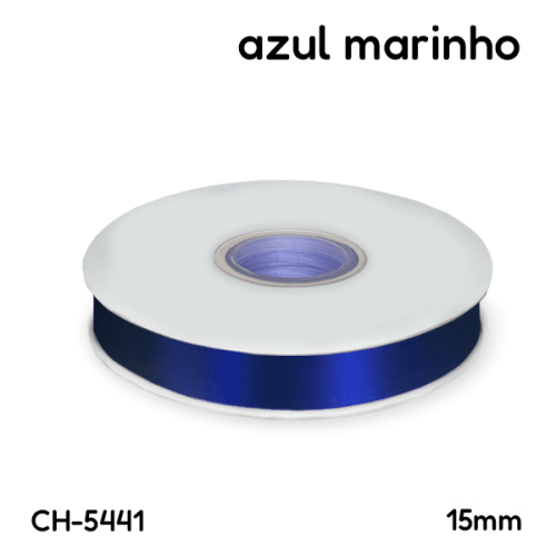 Fita Cetim n.3 15mm Rolo 50 metros Várias Cores CH-FTC15