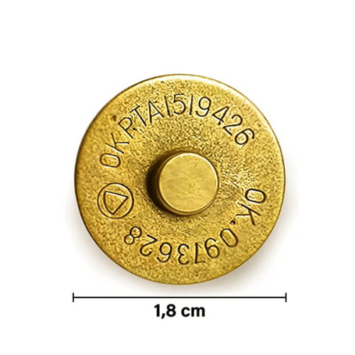 Kit 10 Unidades Botão Imã Magnético Imantado 1,8 cm CH-3939