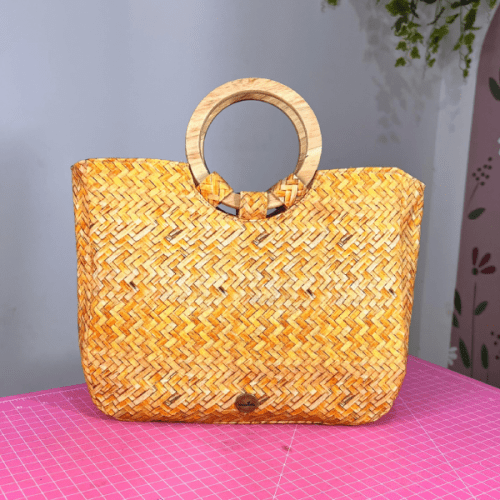 Kit para Confecção Bolsa Marisol + Tutorial Passo a Passo Costura Cami da Colorida