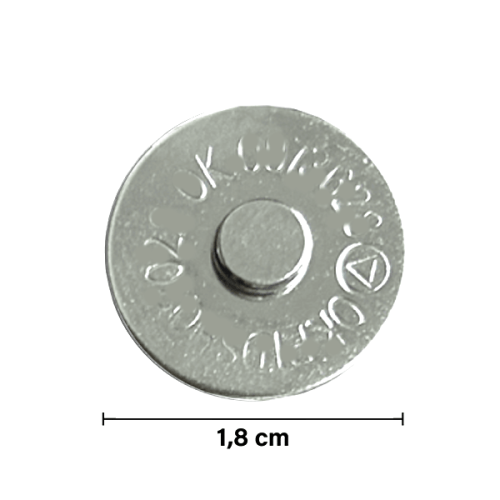 Botão Imã Magnético Imantado 1,8 cm CH-3938