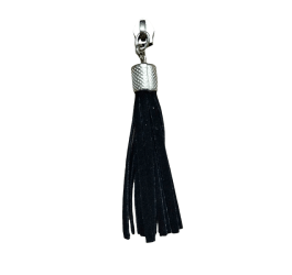 Cursor Tassel Couro Prata C0501