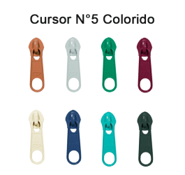 CURSOR PARA ZÍPER N°5 COLORIDO 102190