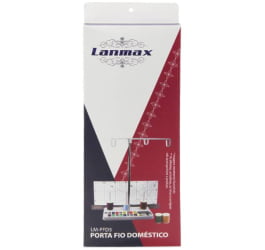 Porta Fio Doméstico Organizador Lanmax Rosa - p43153