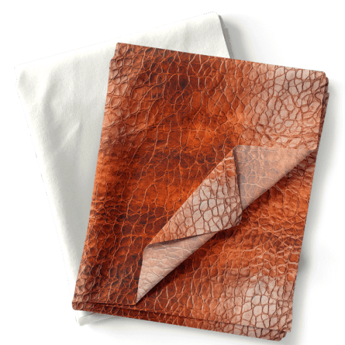 Composê Sarja Impermeável 3D Efeito Couro + Sarja Lisa (0,50 x 1,50)