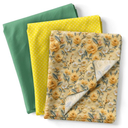 Composê Sarja Impermeável 3D Primavera Solar + Tricoline (0,50 x 1,50) Composê Sarja Impermeável 3D Primavera Solar + Tricoline (0,50 x 1,50)