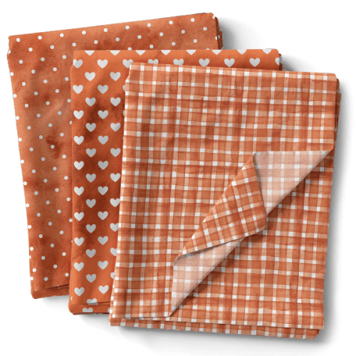 Kit Tecidos 0,50x1,50 mts Composê Tricoline Digital Aquarelado Várias Cores KT061