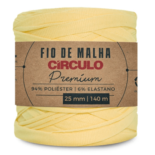 Fio de Malha Premium Circulo Várias Cores 25mm 140mts 432512