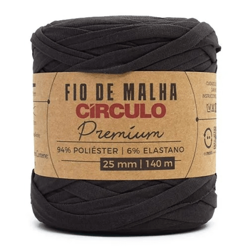 Fio de Malha Premium Circulo Várias Cores 25mm 140mts 432512