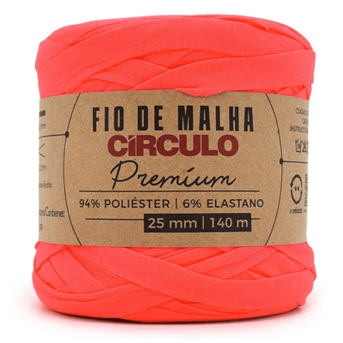 Fio de Malha Premium Circulo Várias Cores 25mm 140mts 432512