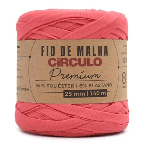 Fio de Malha Premium Circulo Várias Cores 25mm 140mts 432512