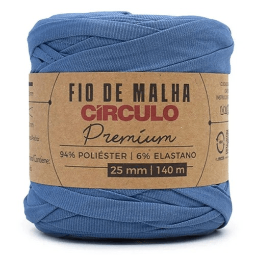 Fio de Malha Premium Circulo Várias Cores 25mm 140mts 432512