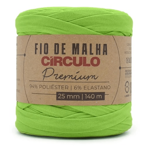 Fio de Malha Premium Circulo Várias Cores 25mm 140mts 432512