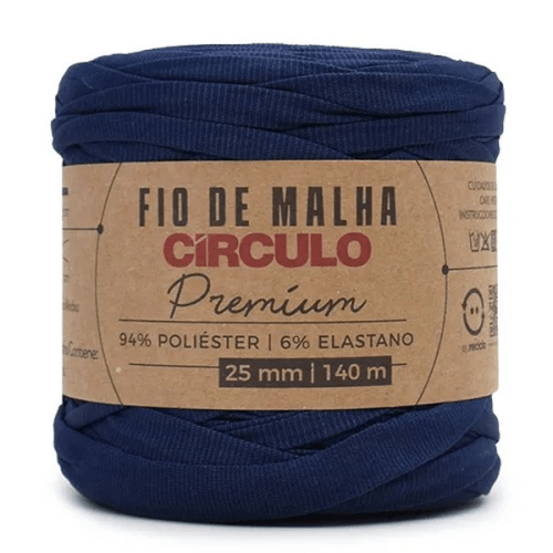 Fio de Malha Premium Circulo Várias Cores 25mm 140mts 432512