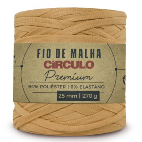 Fio de Malha Premium Circulo Várias Cores 25mm 140mts 432512
