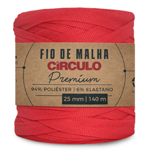 Fio de Malha Premium Circulo Várias Cores 25mm 140mts 432512