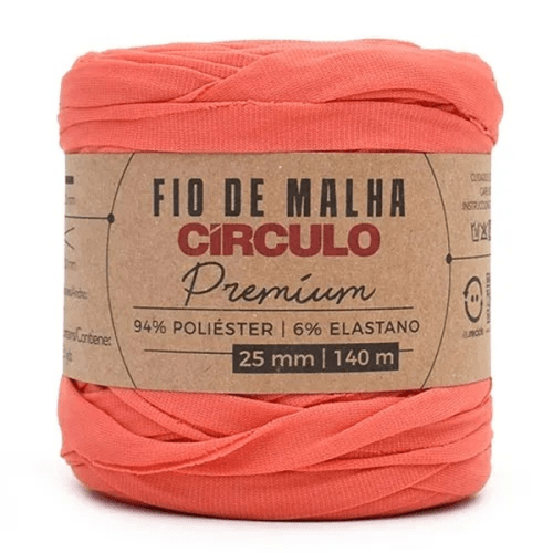 Fio de Malha Premium Circulo Várias Cores 25mm 140mts 432512