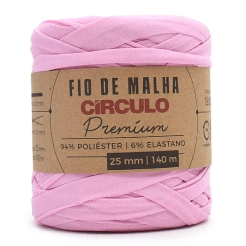 Fio de Malha Premium Circulo Várias Cores 25mm 140mts 432512