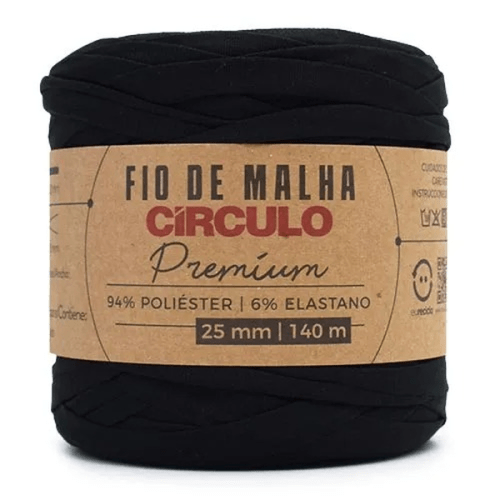 Fio de Malha Premium Circulo Várias Cores 25mm 140mts 432512