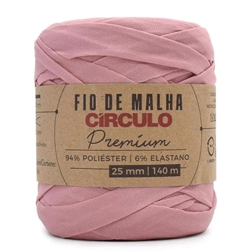 Fio de Malha Premium Circulo Várias Cores 25mm 140mts 432512