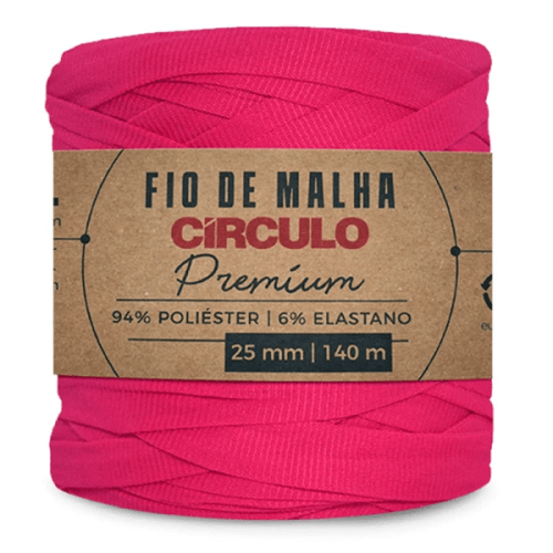 Fio de Malha Premium Circulo Várias Cores 25mm 140mts 432512