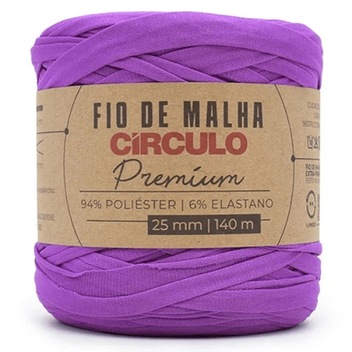 Fio de Malha Premium Circulo Várias Cores 25mm 140mts 432512