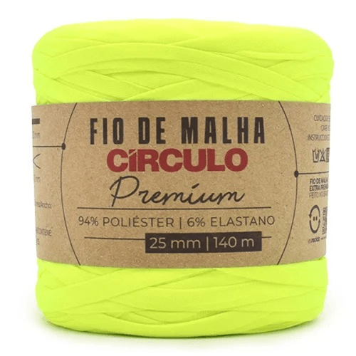 Fio de Malha Premium Circulo Várias Cores 25mm 140mts 432512