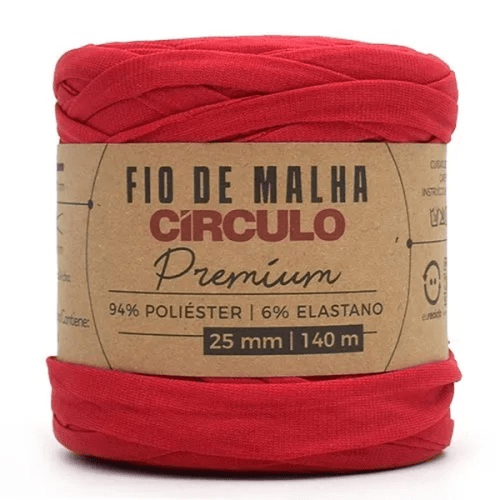 Fio de Malha Premium Circulo Várias Cores 25mm 140mts 432512