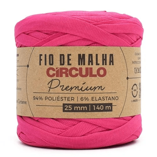 Fio de Malha Premium Circulo Várias Cores 25mm 140mts 432512