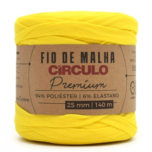 Fio de Malha Premium Circulo Várias Cores 25mm 140mts 432512