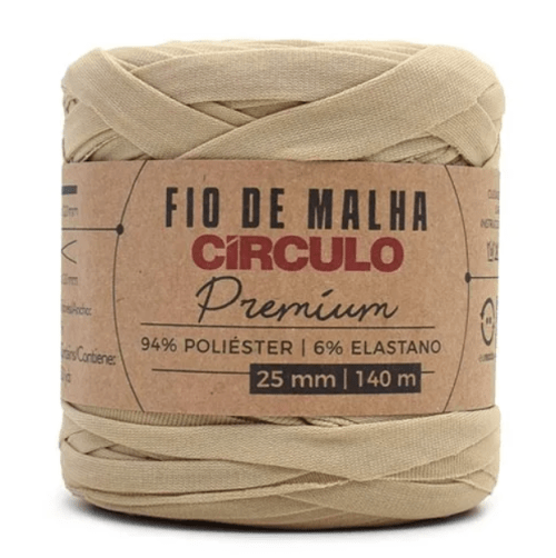 Fio de Malha Premium Circulo Várias Cores 25mm 140mts 432512