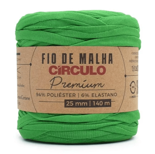 Fio de Malha Premium Circulo Várias Cores 25mm 140mts 432512