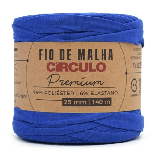 Fio de Malha Premium Circulo Várias Cores 25mm 140mts 432512