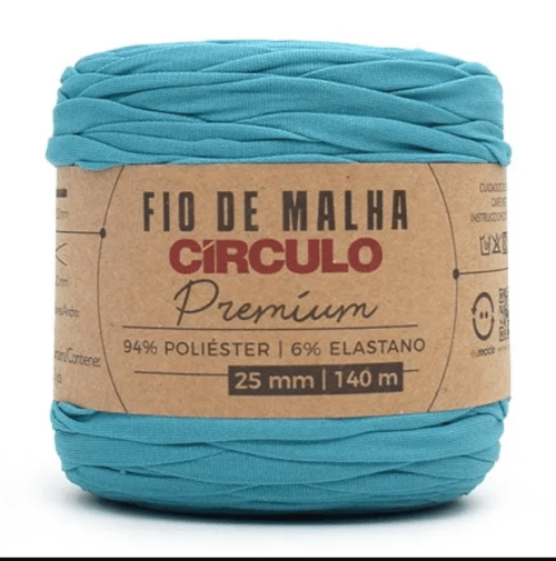 Fio de Malha Premium Circulo Várias Cores 25mm 140mts 432512