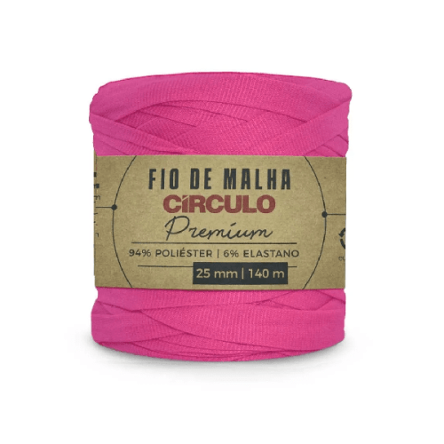 Fio de Malha Premium Circulo Várias Cores 25mm 140mts 432512