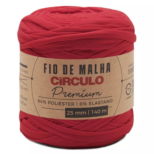 Fio de Malha Premium Circulo Várias Cores 25mm 140mts 432512