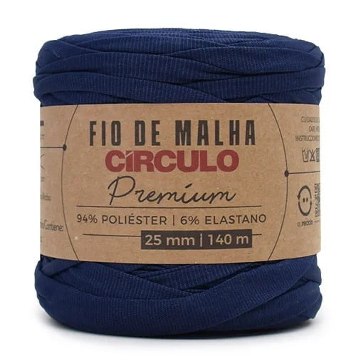 Fio de Malha Premium Circulo Várias Cores 25mm 140mts 432512