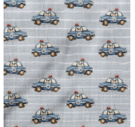 Tecido Fralda Estampada Pandinha Motorista 100% Algodão 60 x 70 cm