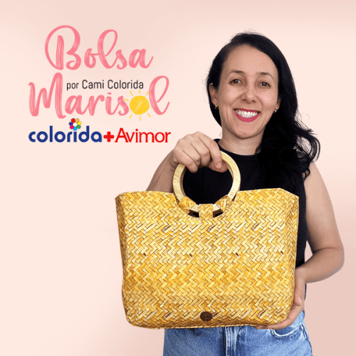 Kit para Confecção Bolsa Marisol + Tutorial Passo a Passo Costura Cami da Colorida