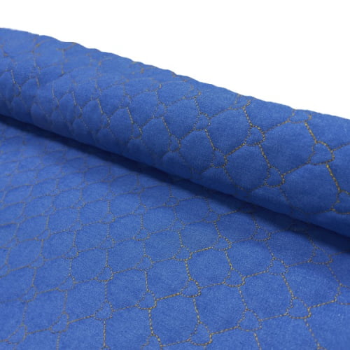 Jeans Claro Matelassê Diamante Corações JM7069V2 (0,50 x 1,70 mts)
