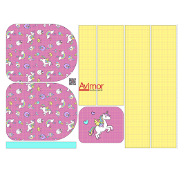 Painel Mochila Mini Raposinha - Ponto X Tecidos Doll Estampado