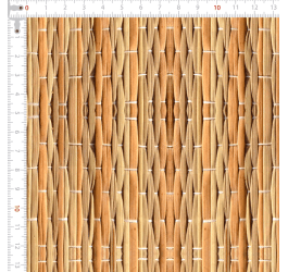 Sarja Impermeável Estampada Palha Esteira de Bambu 9100e11121