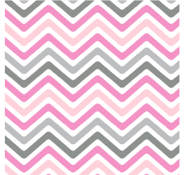 Tecido Tricoline Estampado Chevron Cinza e Rosa 3731SILv02