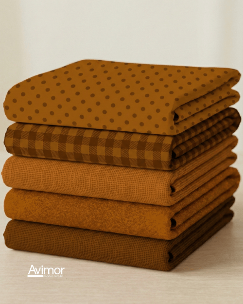 Kit 5 Tecidos Composê Tricoline 100% Algodão Coloré Várias Cores KT060