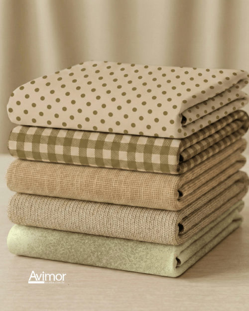 Kit 5 Tecidos Composê Tricoline 100% Algodão Coloré Várias Cores KT060