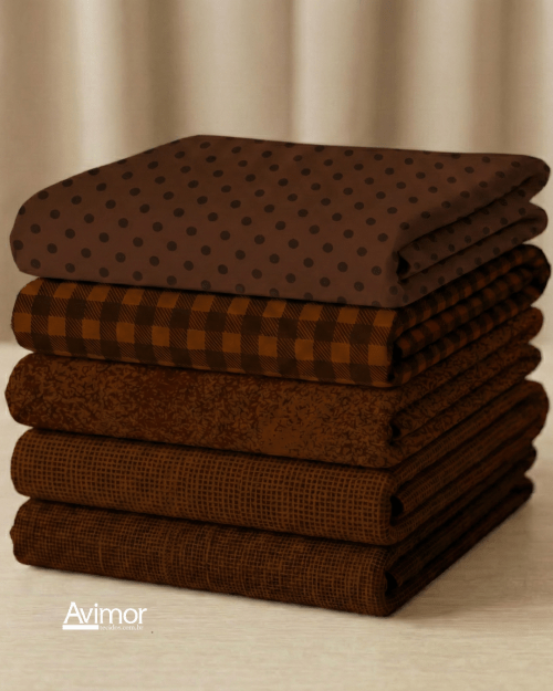 Kit 5 Tecidos Composê Tricoline 100% Algodão Coloré Várias Cores KT060