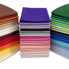 Retalhos De Tecidos Tricoline Liso Coloridas 20 Cortes 50 x 75cm LISO_KIT20