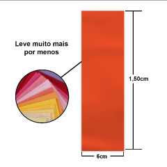 Tiras de Tecidos Tricoline Liso Jelly Rolls Pequeno (6cm) TLPEQ2406
